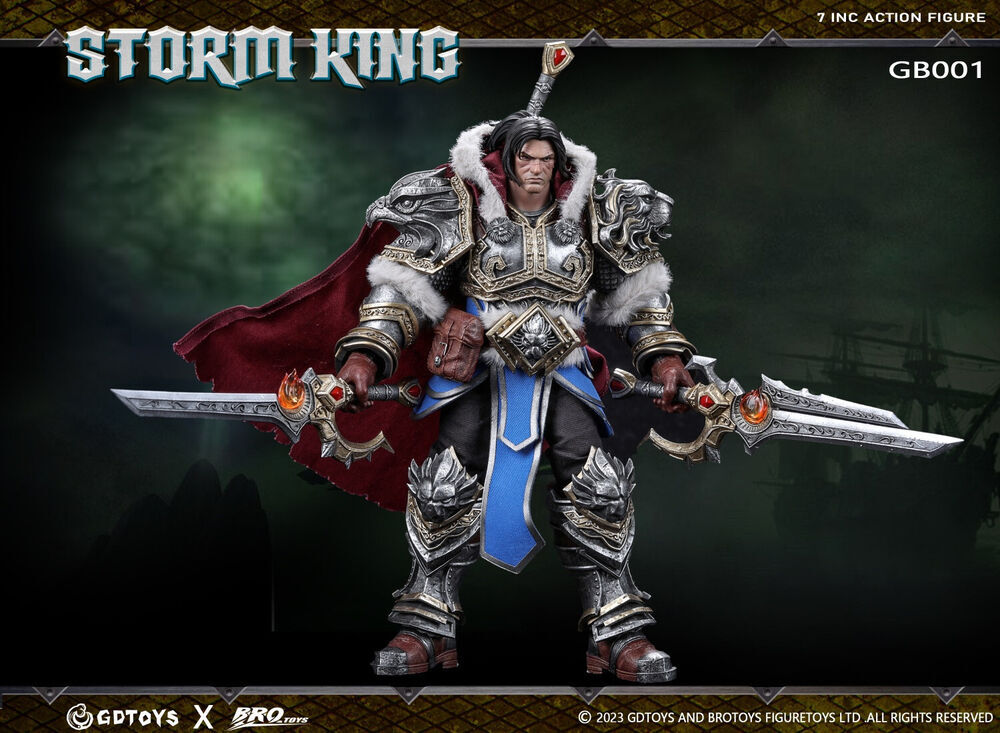 NEW GDTOYS x BROTOYS GB001 1/12 WOW Strom King Varian Wrynn Action Figure Toy