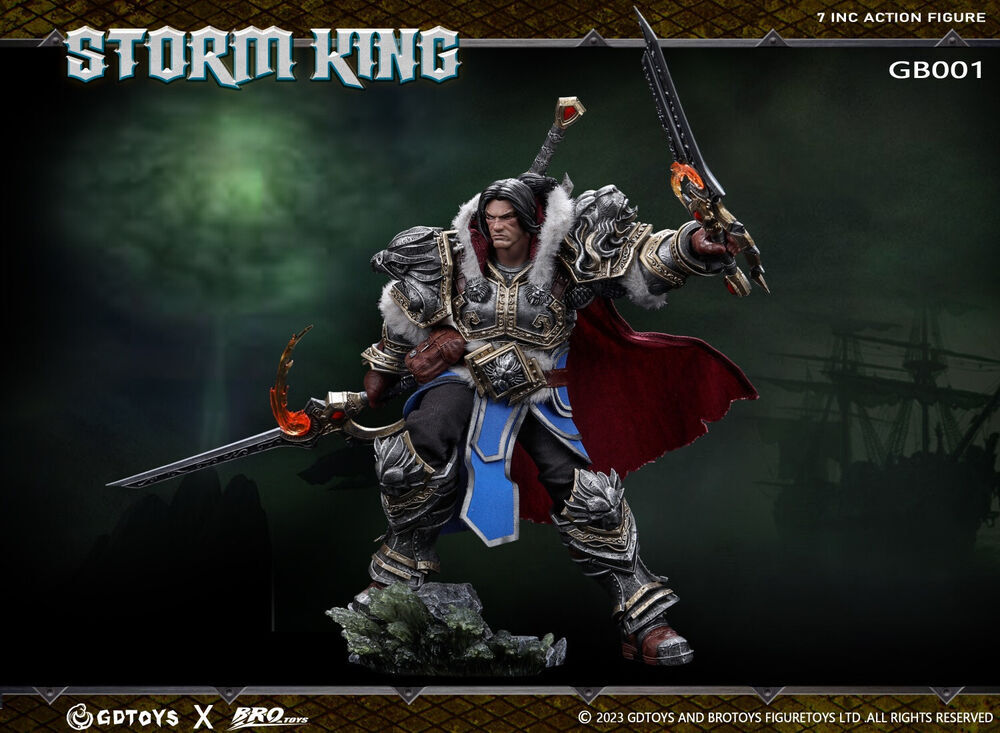 NEW GDTOYS x BROTOYS GB001 1/12 WOW Strom King Varian Wrynn Action Figure Toy