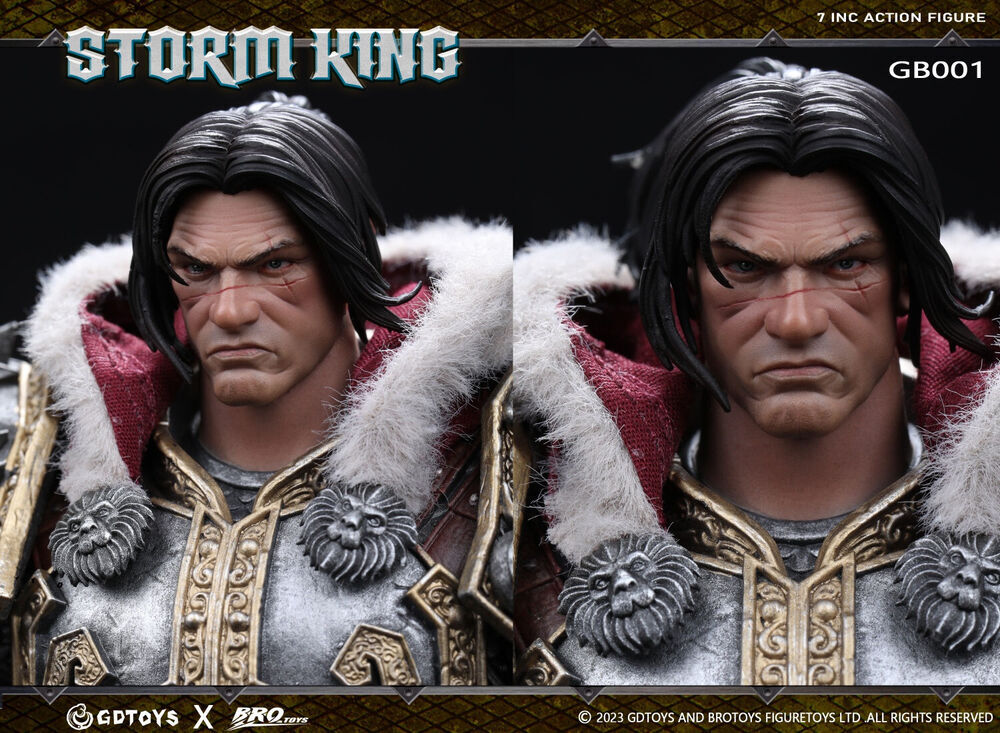 NEW GDTOYS x BROTOYS GB001 1/12 WOW Strom King Varian Wrynn Action Figure Toy