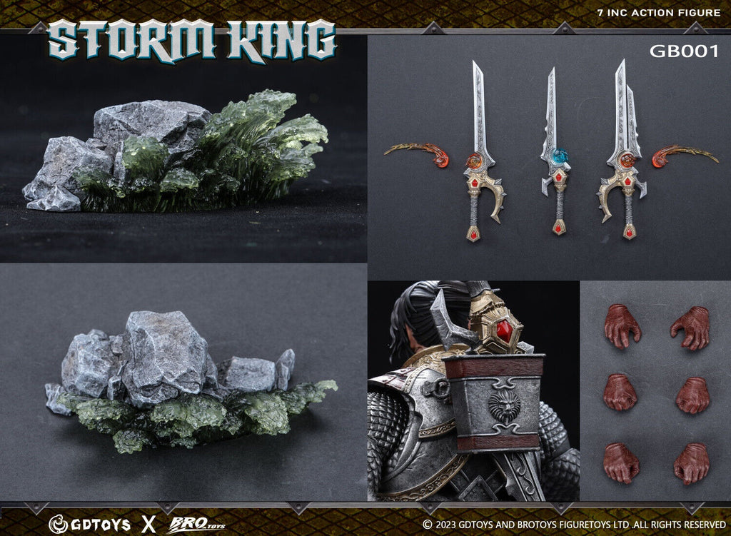 NEW GDTOYS x BROTOYS GB001 1/12 WOW Strom King Varian Wrynn Action Figure Toy