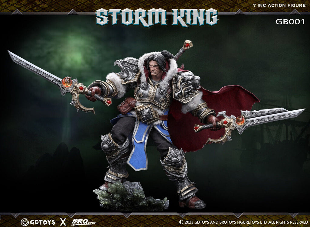 NEW GDTOYS x BROTOYS GB001 1/12 WOW Strom King Varian Wrynn Action Figure Toy